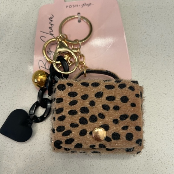 Accessories - LEOPARD BAG CHARM!!!! Adorable and substantial!!! New
